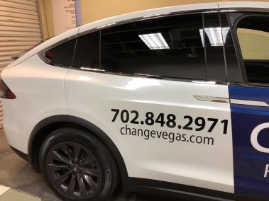 Change Real Estate vehicle wrap nevada
