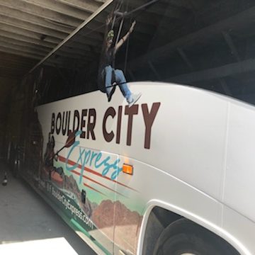 The Boulder City Express Bus Wrap