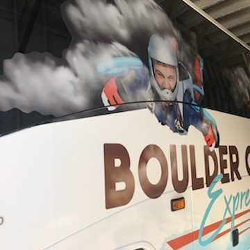 The Boulder City Express Bus Wrap