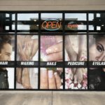 Paradise Nail Bar & Lash Lounge Window Wrap